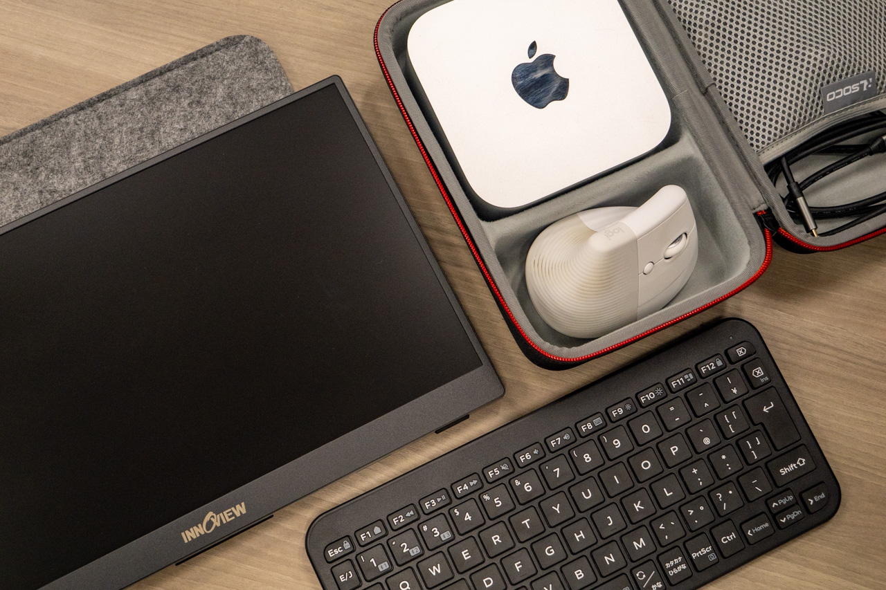 Mac miniをモバイル化したくて悩んだのは、結局ディスプレイと