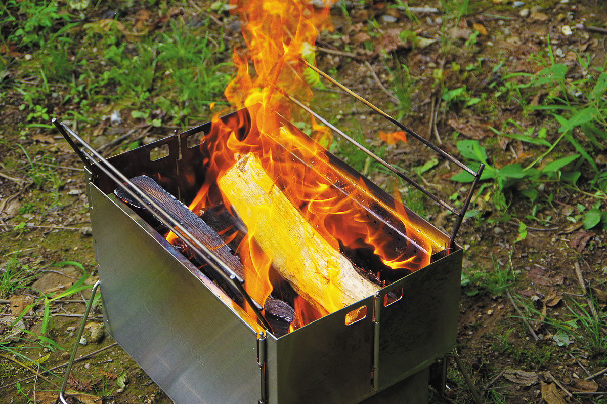 ベルモントの人気焚き火台を二次燃焼仕様にアップグレード