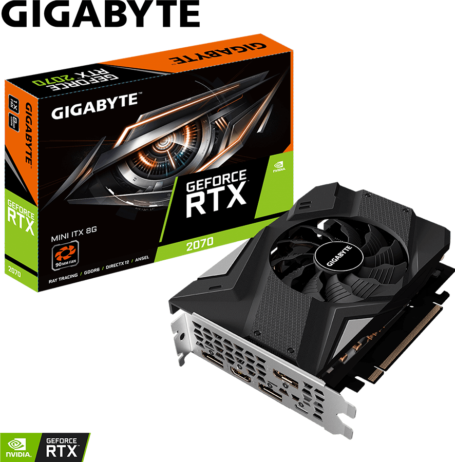 GeForce RTX™ 2070 MINI ITX 8G - GIGABYTE Global