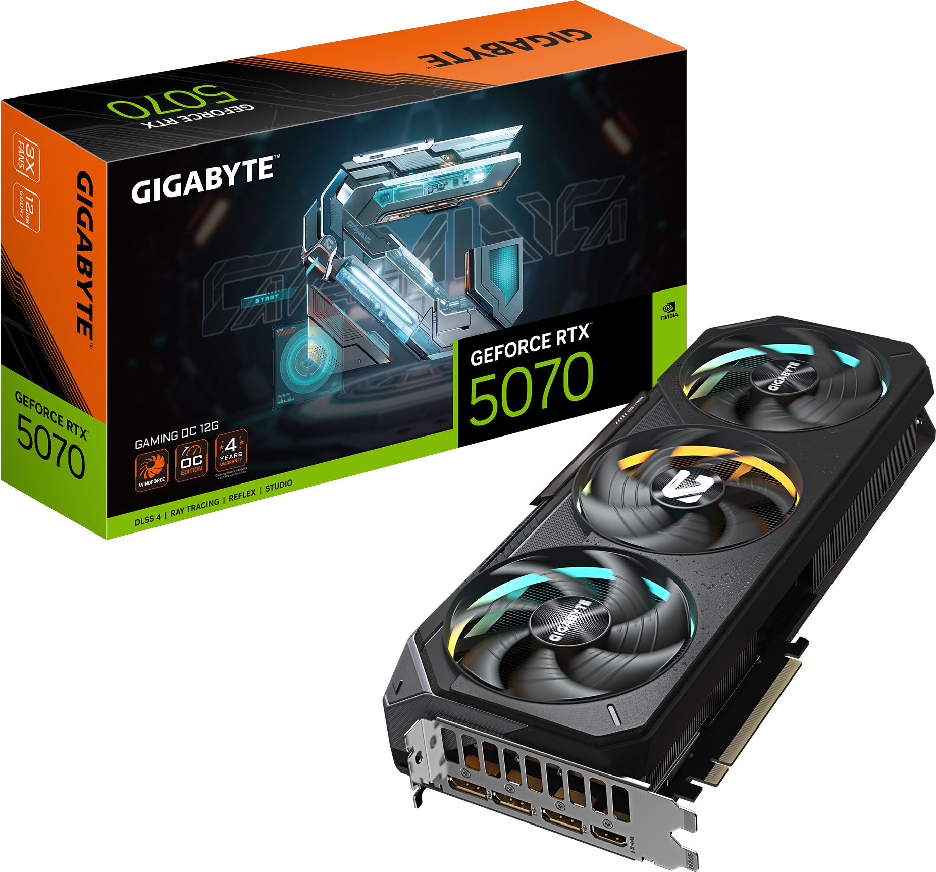 GeForce RTX™ 5070 GAMING OC 12G - GIGABYTE U.S.A.