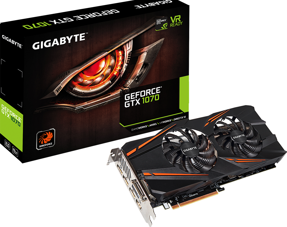 GeForce® GTX 1070 WINDFORCE 8G (Rev. 1.0) - GIGABYTE U.S.A.