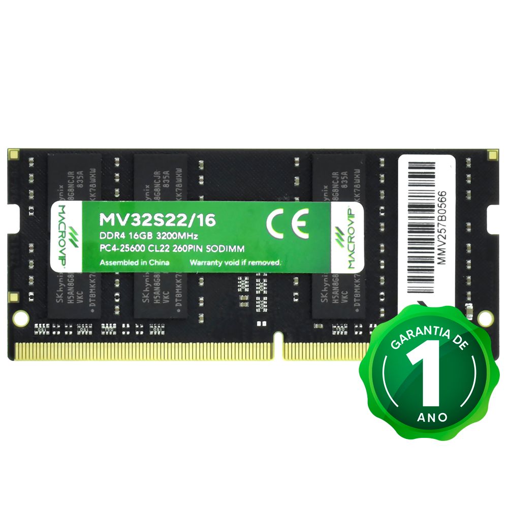 Memória DDR4 8GB 2400 Adata P/ Notebook 1.2V - AD4S240038G17-S