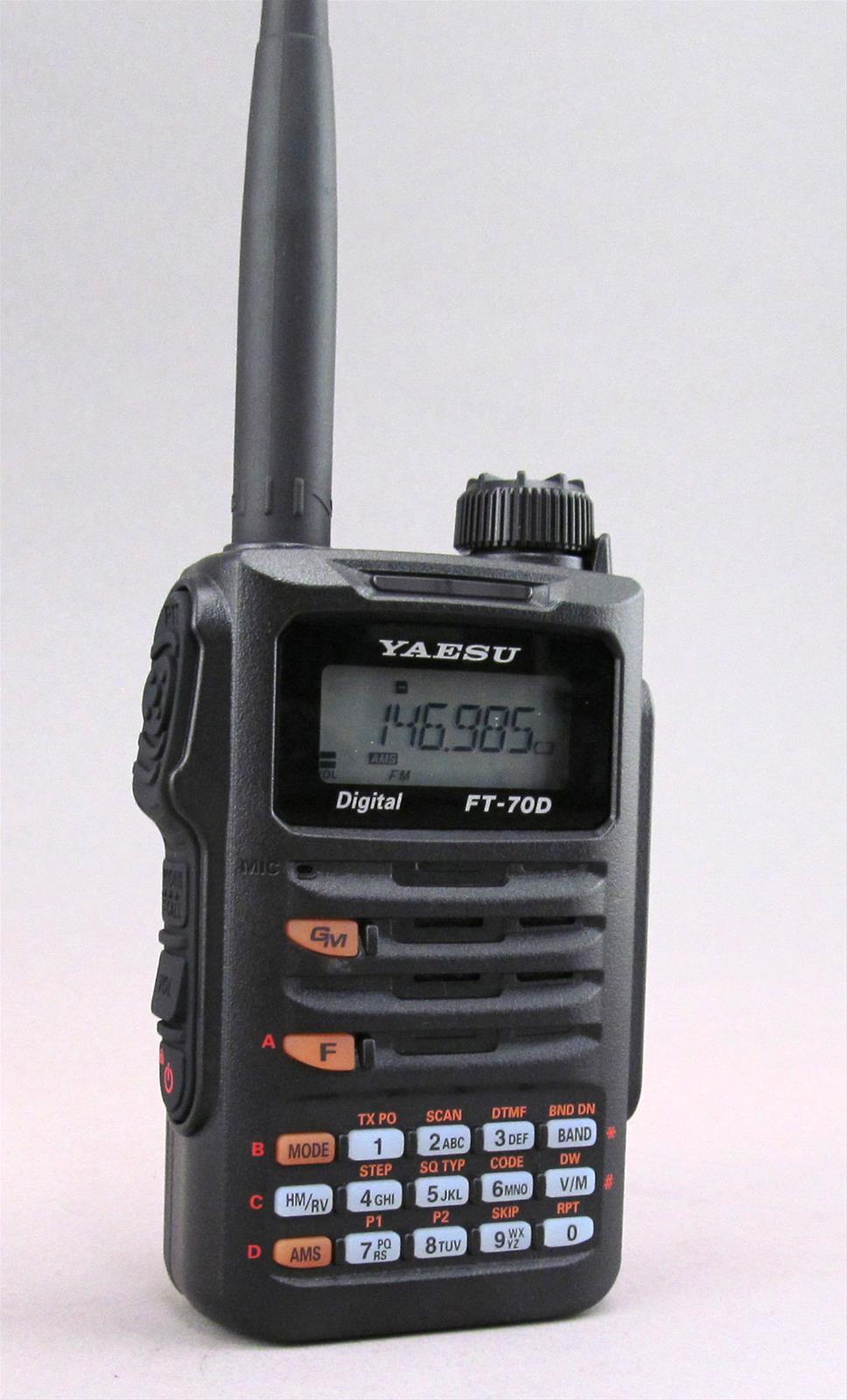 Yaesu FT-70DR Yaesu FT-70DR 144/430 MHz Dual-Band C4FM Digital HTs