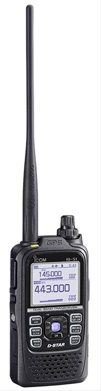 ICOM ID-51A-PLUS ICOM ID-51 A-PLUS VHF/UHF Handheld Transceivers