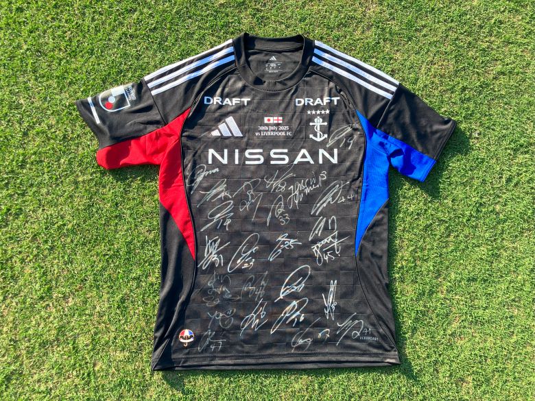 リヴァプールFC戦 選手支給ユニフォーム」オークション開催のお知らせ