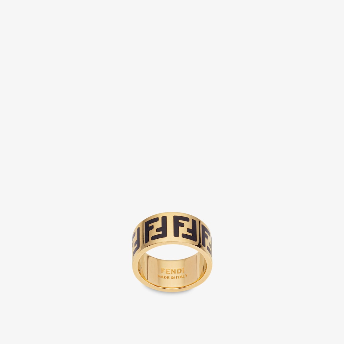 フォーエバー フェンディ リング エナメル仕上げのメタル ゴールド | Fendi