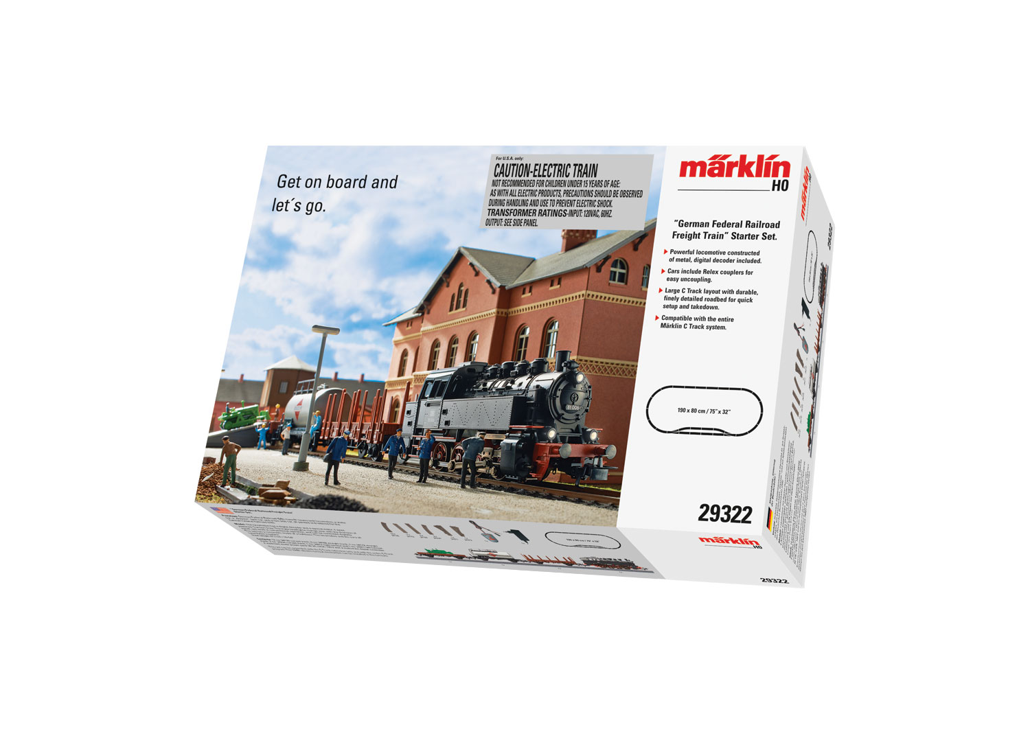 German Federal Railroad Freight Train
