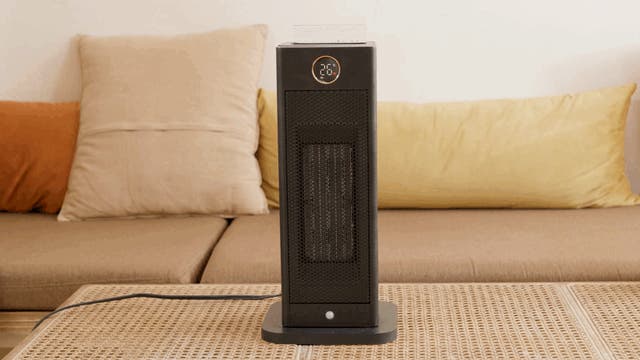 速暖!寒い冬は心地よい湿度で快適に！人感センサー&加湿機能付き