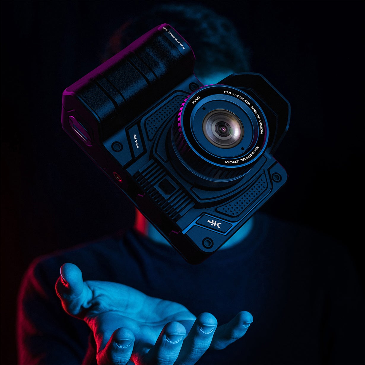 夜間をまるで昼間のように観測可能。4Kフルカラーナイトビジョンカメラ