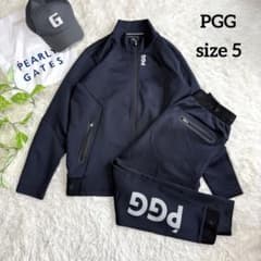 パーリーゲイツ】極美品 セットアップ ネイビー 5サイズ pgg メンズ