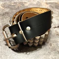 WENDY'S ウェンディーズ 3連スタッズベルト パンクス 鋲 イギリス