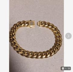 20cm】【10mm】【18K刻印あり】【Miami Cuban】ブレスレット - メルカリ