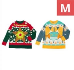 ポケモンセンター ヒトデマン セーター ヌマクロー クリスマスセーター