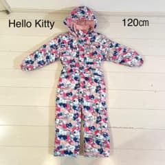ハローキティ スキーウェア 120㎝ つなぎ 女の子 スノーウェア キッズ