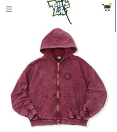 ザッツライフ that's life ジップパーカー M 赤 レッド - メルカリ