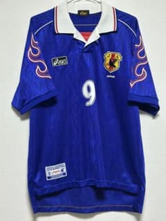日本代表 1998 炎 ユニフォーム 中山雅史 - メルカリ