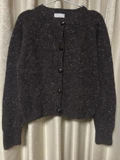 マーガレットハウエル ドネガルウール ニット カーディガン