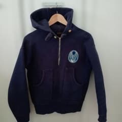 The REAL McCOY'S ハーフ ジップ パーカー リアルマッコイズ - メルカリ