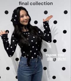 MICHIXSLY DOTS KNIT トップス ミチスライドットニットトップス - メルカリ