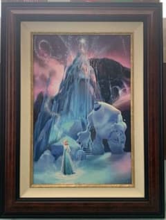 1811]ディズニーアート 限定ジークレー版画 アナと雪の女王(22／250