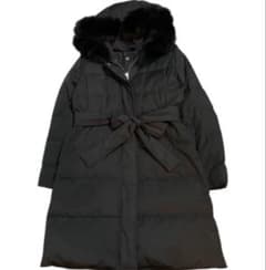 MERCURYDUO 2wayダウンジャケット リバーシブルフォックスファー 黒