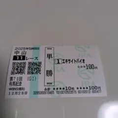 2026年最新】有馬記念 馬券の人気アイテム - メルカリ