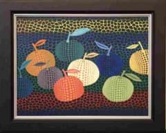 内山田画廊】くやまやおいかぼす現代アート絵画 真筆保証検:草間彌生