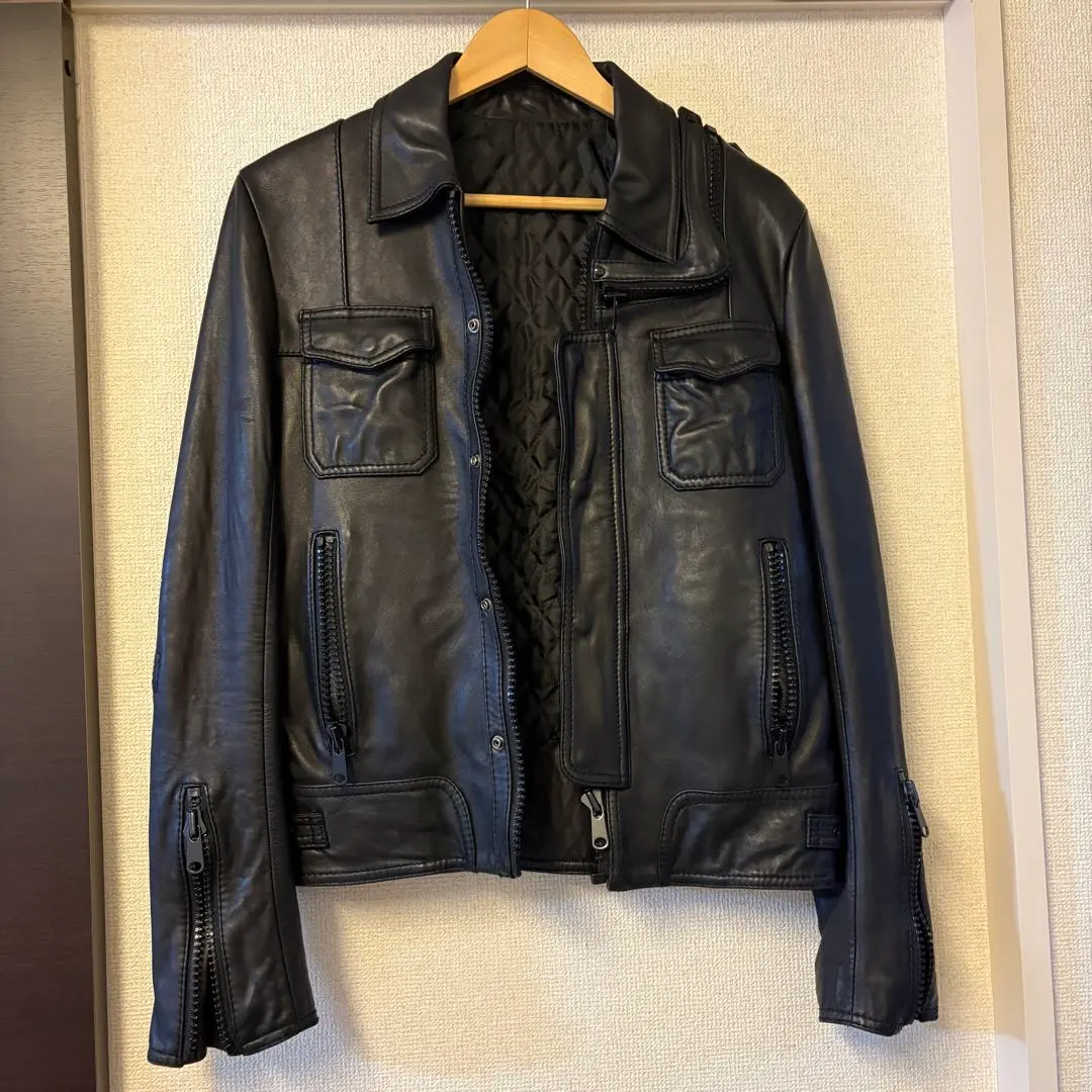 2026年最新】STUD HOMME レザージャケット・ライダースの人気アイテム