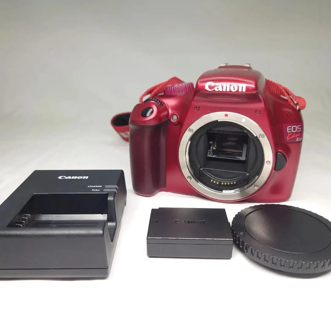 2026年最新】canon EOS Kiss X50 レッドの人気アイテム - メルカリ