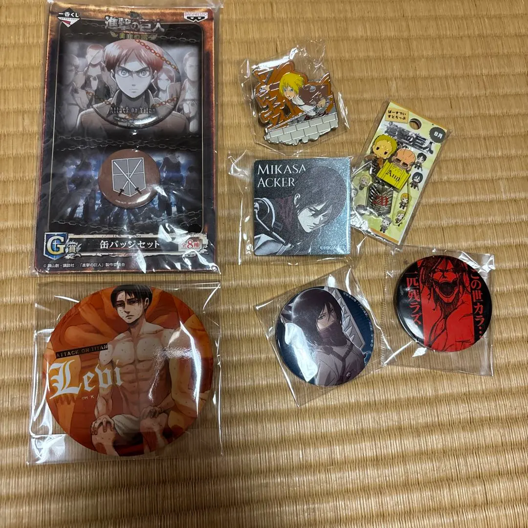 2026年最新】進撃の巨人10周年記念缶バッチの人気アイテム - メルカリ
