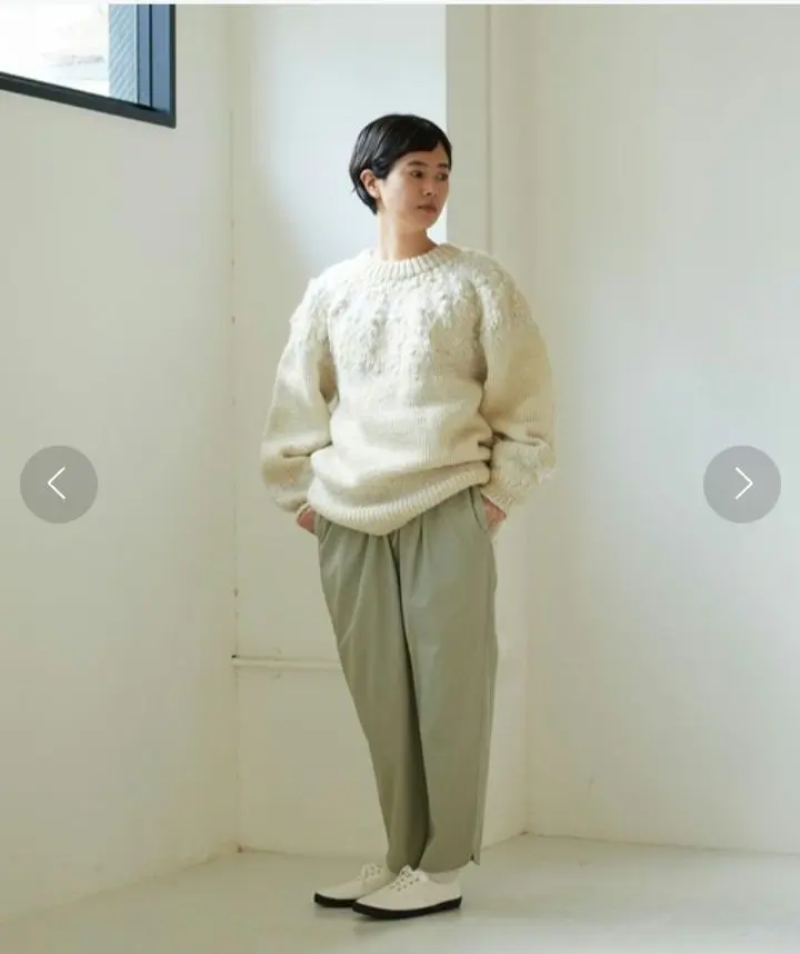 2026年最新】yuni ネパールハンドニット オーバーサイズプルオーバーの