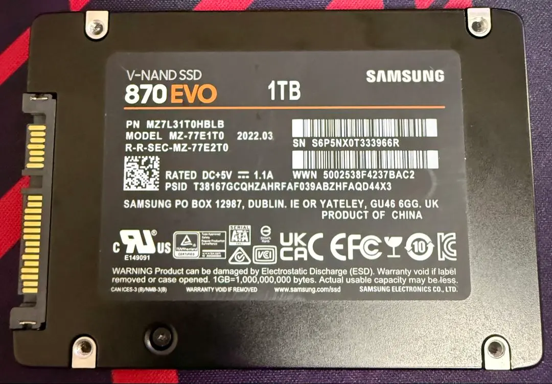 2026年最新】ssd 2tb samsung 870evoの人気アイテム - メルカリ