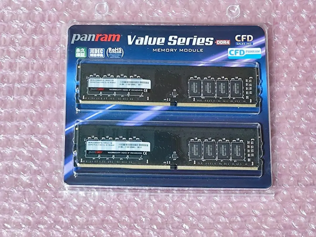 2026年最新】CFD販売 Panram デスクトップPC用 メモリ DDR4-2666 (PC4