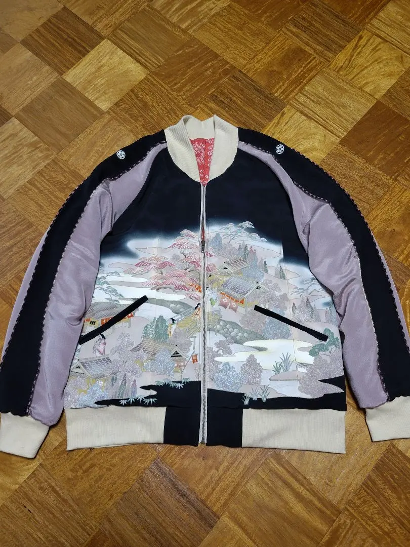 2026年最新】着物リメイクスカジャンの人気アイテム - メルカリ