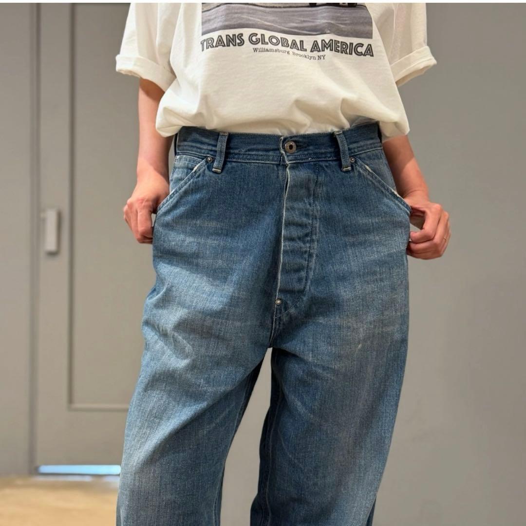 chimala] SELVEGE DENIM PAINTER PANTS - メルカリ