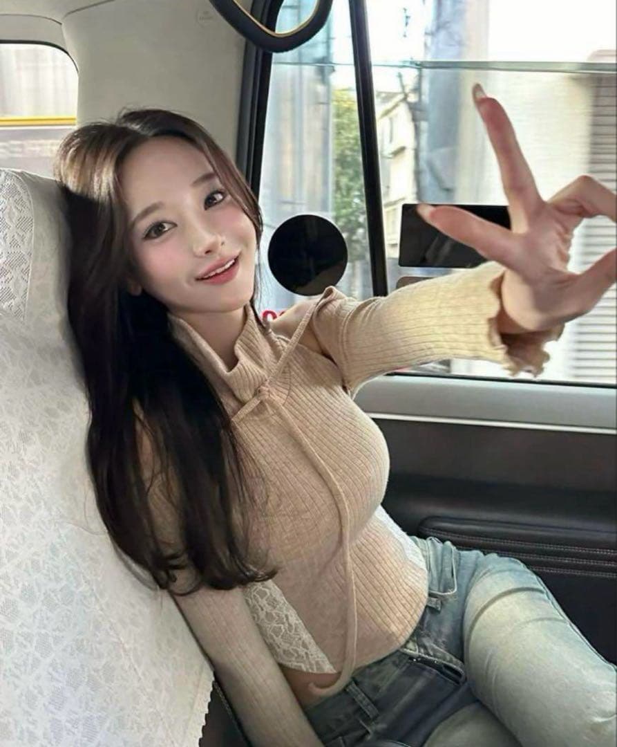 YILON MADE Sidelace piony tops ベージュ