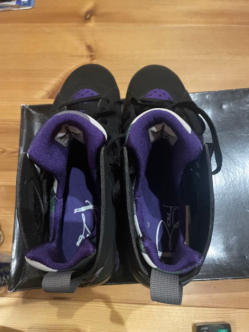 Air Jordan 7 Retro ブラック/パープル 9 レイアロン - メルカリ