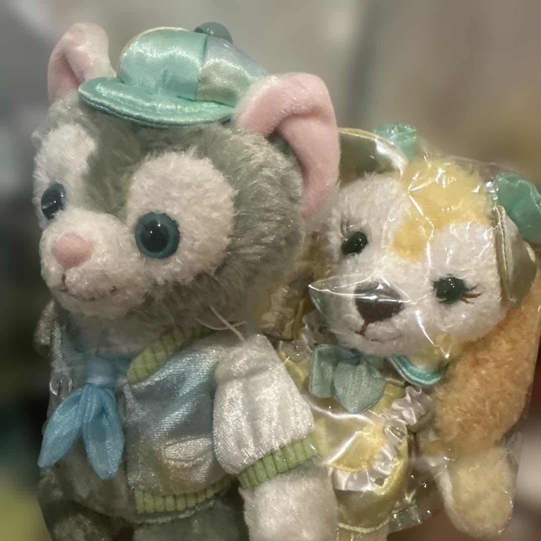 ダッフィー&フレンズ20周年　カラフルハピネス　ポージープラッシー　7人セット