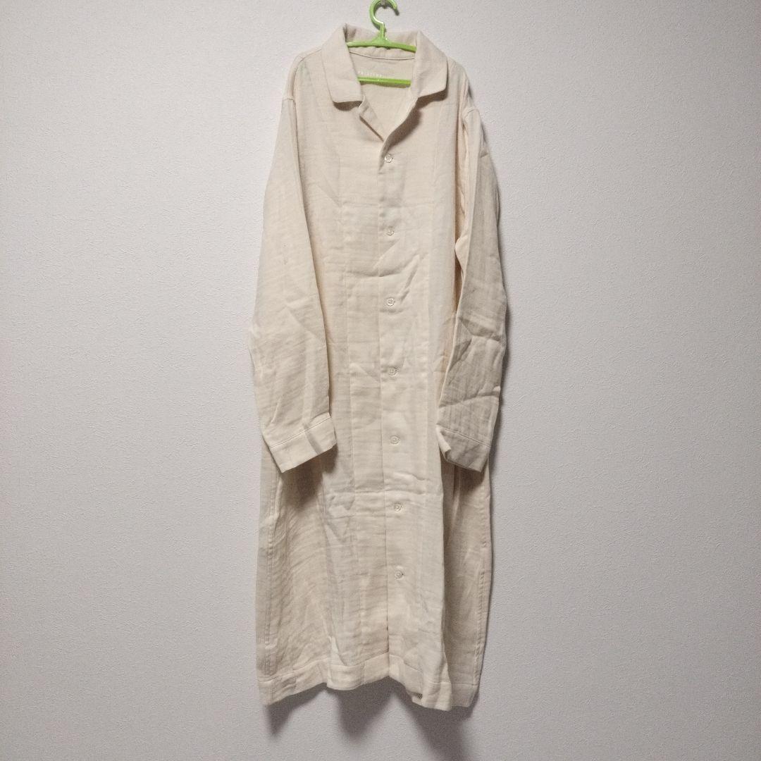 プリスティン 綾ダブルガーゼパジャマ M オーガニックコットン 綾ダブルガーゼ 前開きパジャマ / オーガニックコットン – PRISTINE