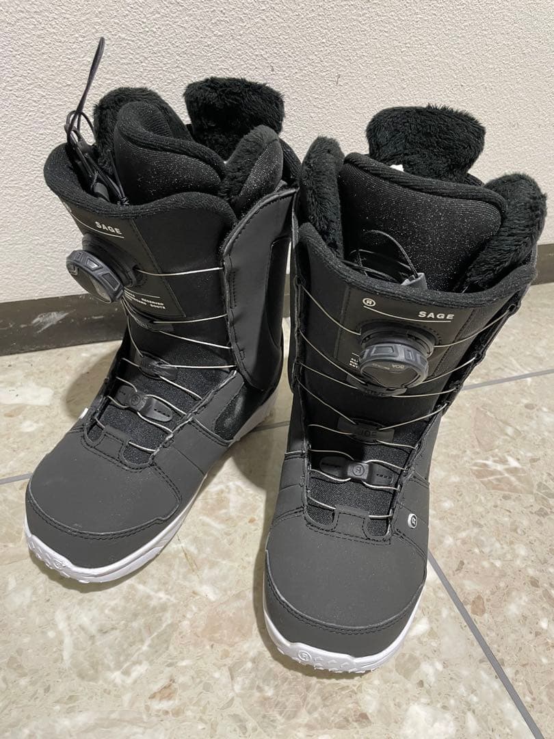 【美品】RIDE ライド スノボブーツ SAGE BOAサージ23.5cm RIDE(ライド) スノーボード ブーツ BOA レディース RIDE ライド SAGE