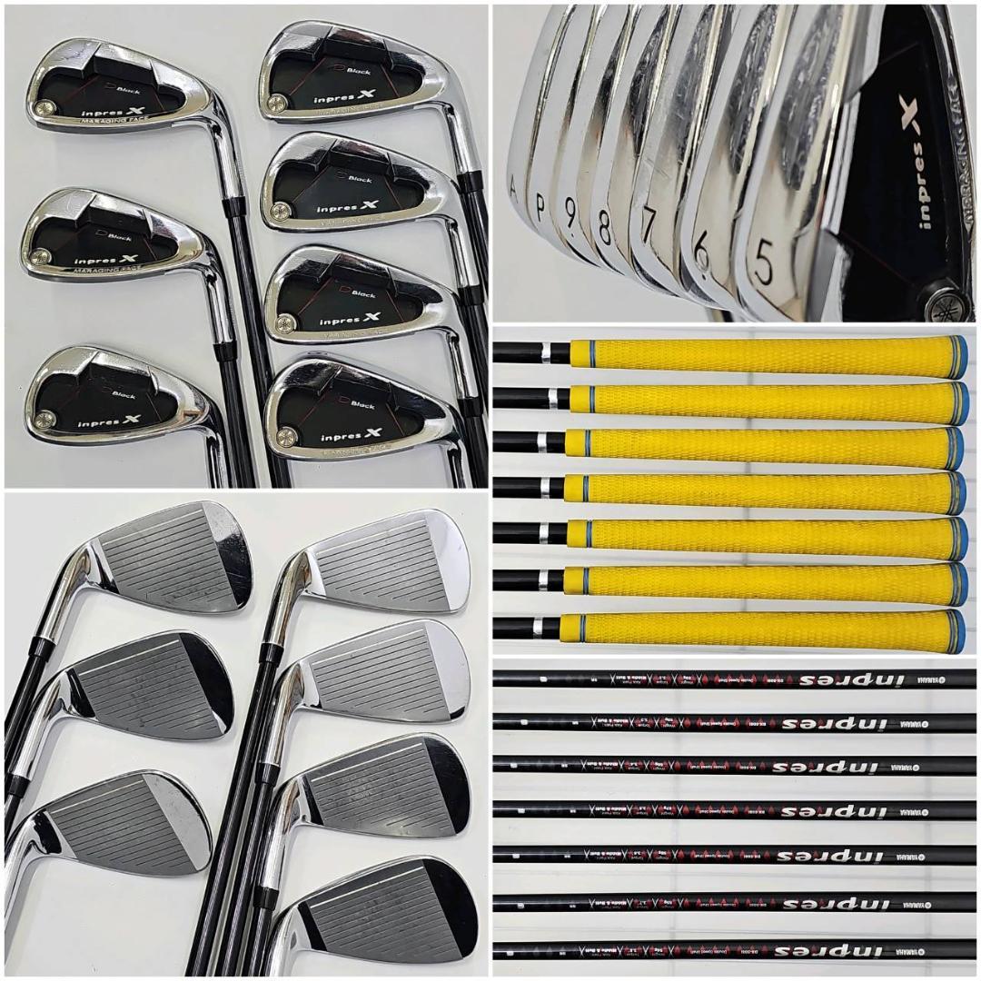 メンズ右利き初心者用 ヤマハ インプレス ゴルフクラブセット K-2104