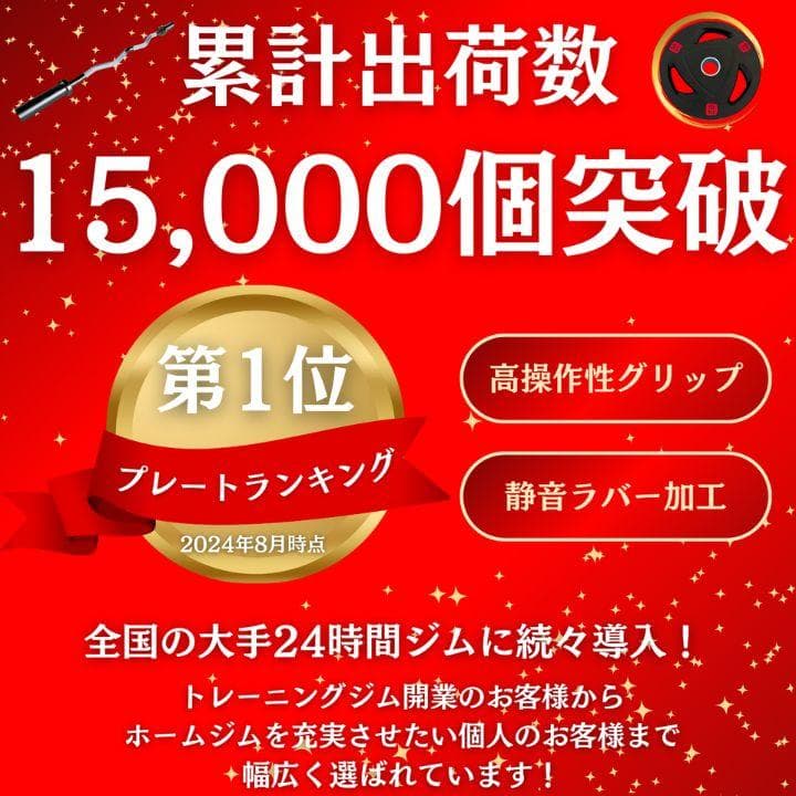 ★新品・送料無料★バーベルプレート10kg×2枚、2.5kg×2枚