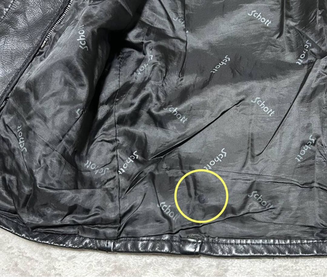 ② schott【42】641 米国製◇革ジャンninjaハーレーgpz USA - メルカリ