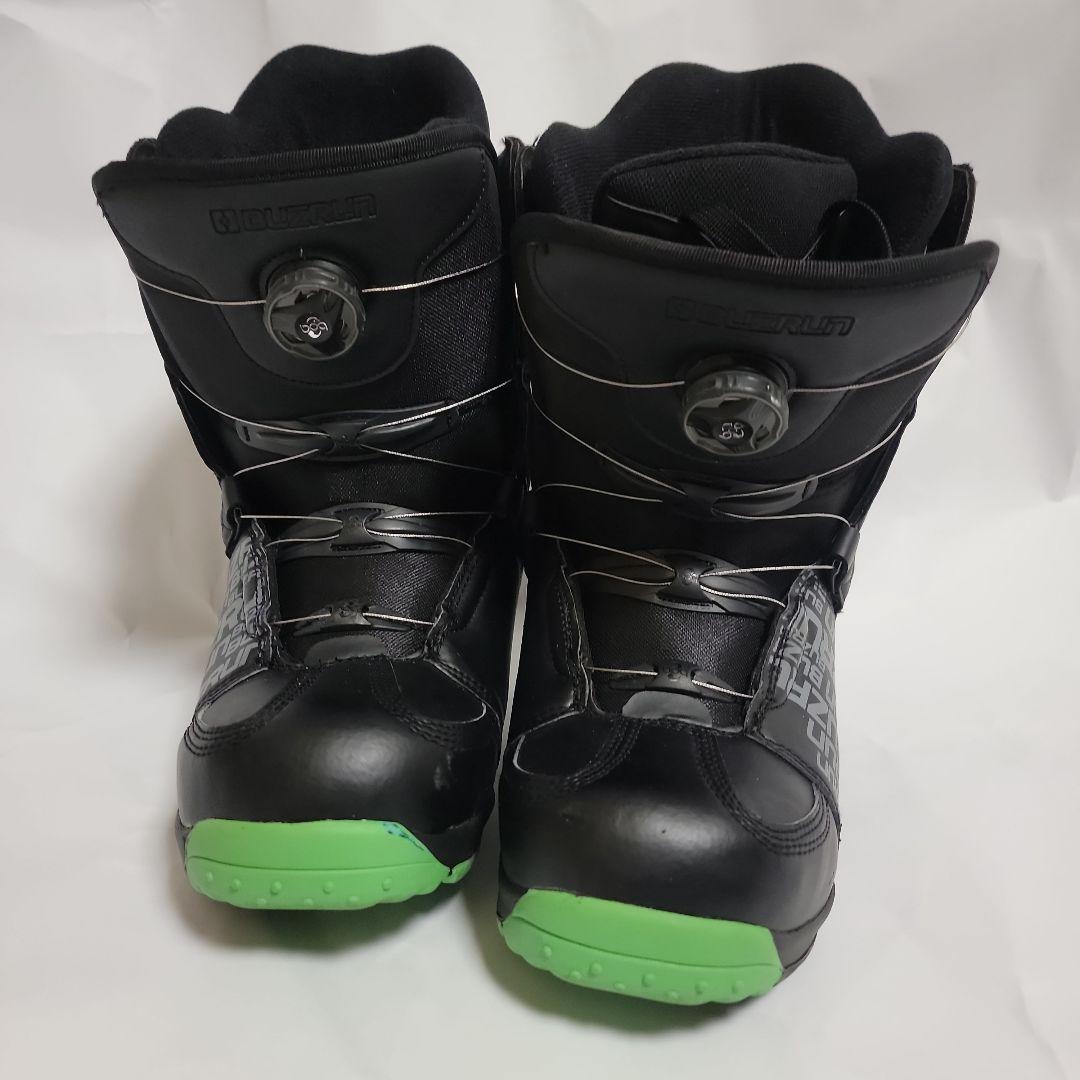 BURTON スノーボードブーツ ブラック/グリーン ボア BOA 28.5cm