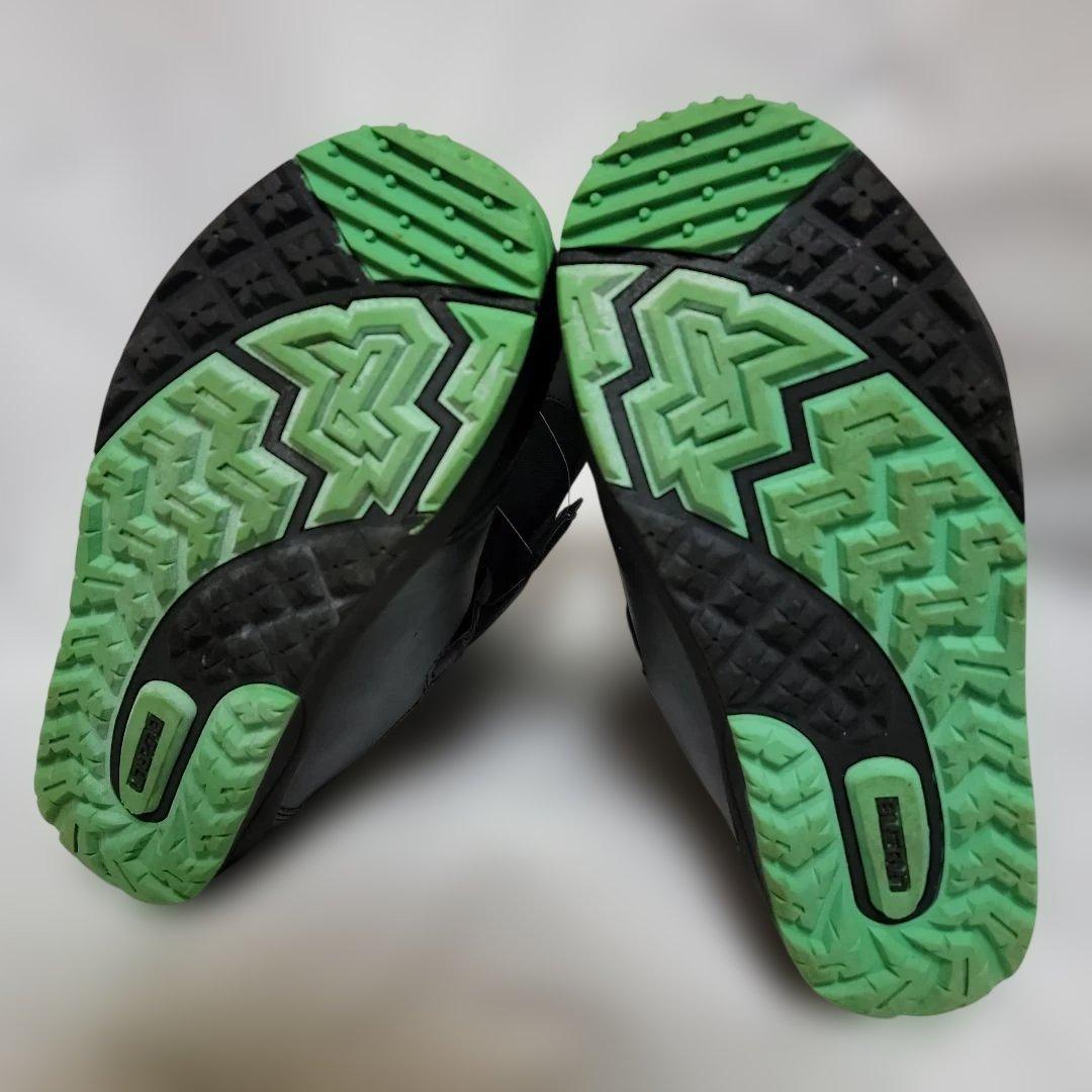 BURTON スノーボードブーツ ブラック/グリーン ボア BOA 28.5cm