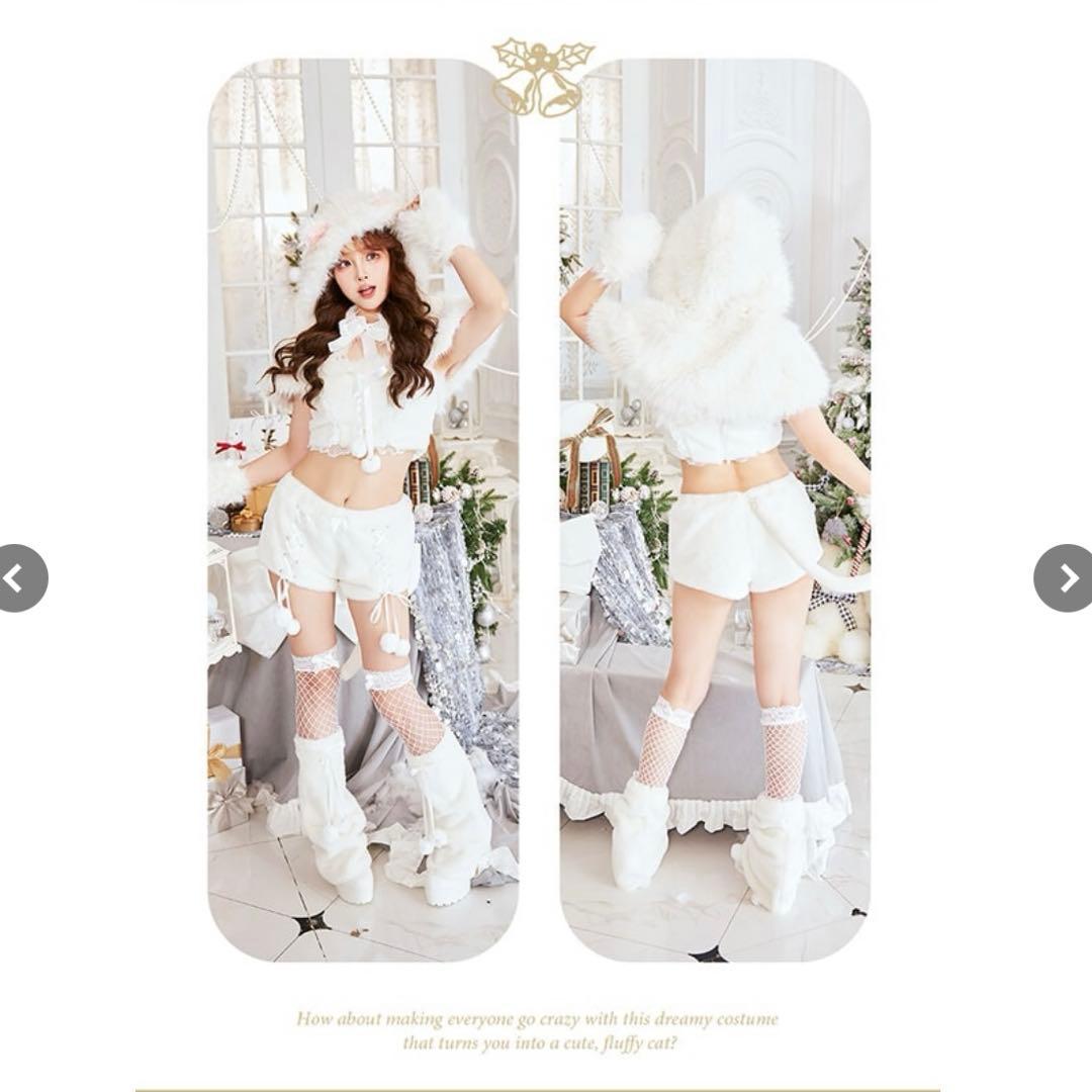 マリームーン malymoon ふわふわメレンゲリボンキャットサンタ - メルカリ