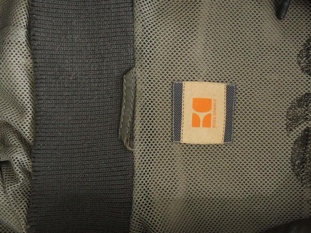 25万円 BOSS ヒューゴボス レザージャケット 48 極薄シープ 春夏にも