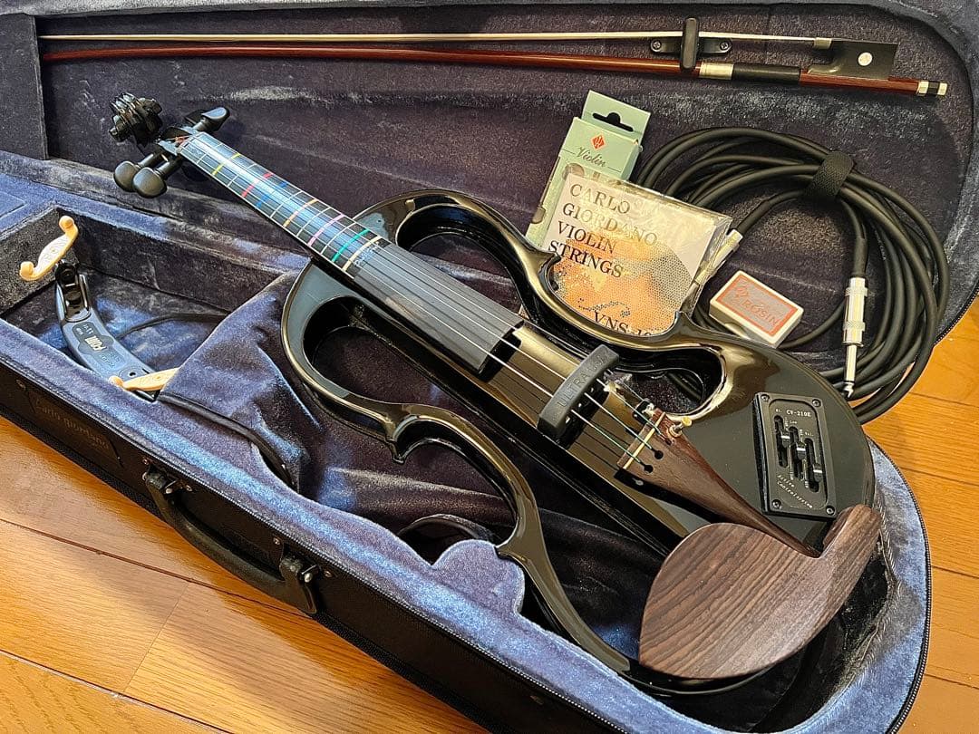 エレキヴァイオリン　Carlo Giordano 始めやすいセット販売！ 在庫状況】バイオリン 大分店ラインナップ【5万円台～10万円台あり