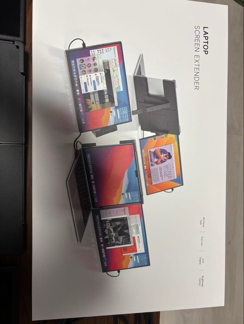 【2025新型モデル】デュアルモニター 1200P splay 楽天市場】【2025新型モデル】デュアルモニター Dopesplay 360°回転 14