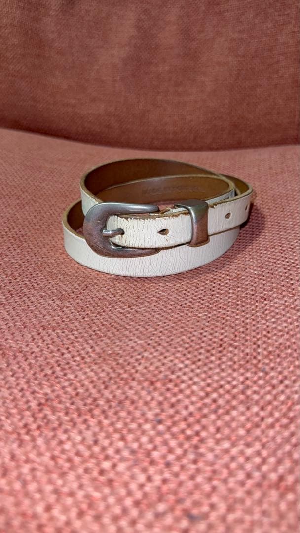 Our Legacy 2cm ベルト ホワイト サイズ80 正規品 付属袋あり - メルカリ